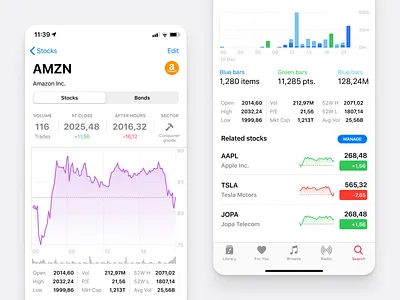 Figma iOS 13 library - Cryptocurrency & Trading app UI kit app chart crypto data design figma finance financial ios line navigation trading ui ux