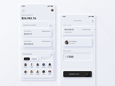 Banking App- Money Transfer bank banking app card card design currency finance finance app fintech money app money management money transfer transaction wallet