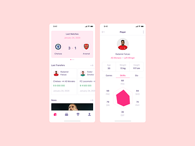 Football Heaven app design dribbble football interface mobile popular premier league sport top ui ux