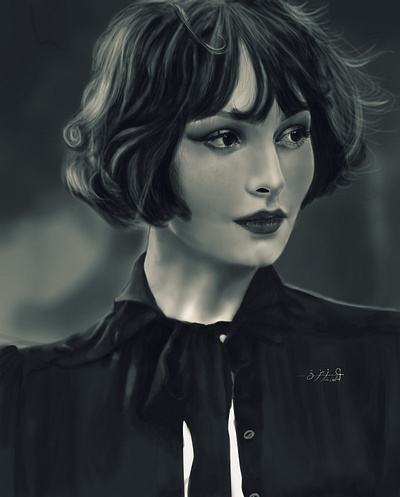 Digital Painting White and Black art branding character concept art concept character concept design design digital painting drawing paint painting photoshop sketch wacom