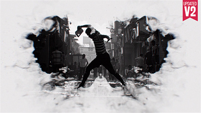 Black & White Ink Trailer After Effects Template after effect after effects template cinematic credits motion design motiongraphics movie opener opening titles template titles