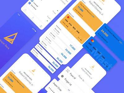 Axper Bank app android application branding ios iphone x ux