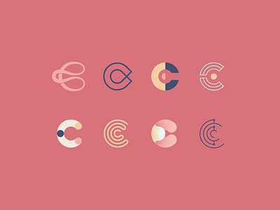 Alphabet Exploration | Letter C alphabet c circular design icon iconography letter c lettering nude round soft