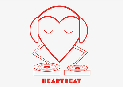 Heartbeat charachter design childrens illustration dribbble best shot dribbbleweeklywarmup flat design illustration illustration art illustrator personal project valentinesday vector art