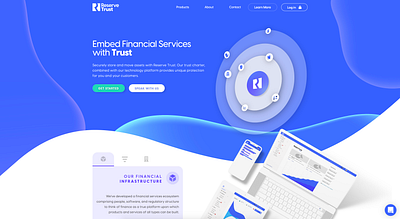 Reserve Trust Website webflow