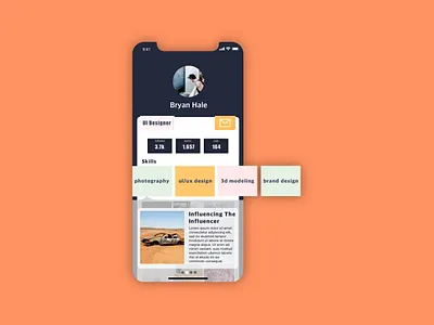 user profile -- daily ui 006 006 dailyui userprofile