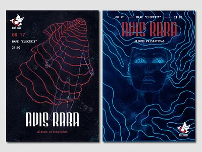 Posters for music band concert design drawing graphic design human lines logo music poster poster art psychedelic typogaphy