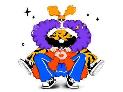 Friday character character design converse doodle fashion friends friendship illustration love procreate valentines day