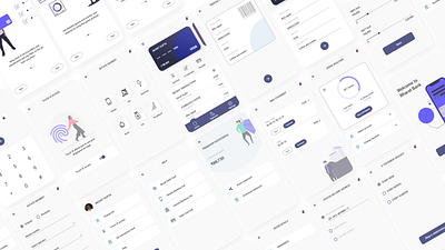 Banking app screens - (Redesign concept) adobe xd aesthetic analytics android authentication bank app budget app clean ui creditcard finance app illustration minimalistic mobile money transfer redesign concept skeuomorphic softui ux design uxui wallet