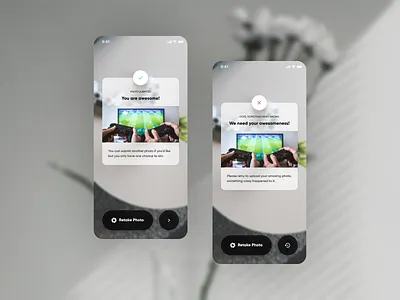 Daily UI Challenge #011 - Flash Message app daily 100 challenge dailyui feedback form flash message interface ios mobile app mobile ui photo photos ui validation