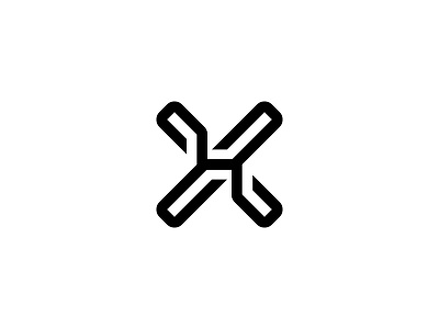 X branding design flat logo logotype mark minimal symbol x