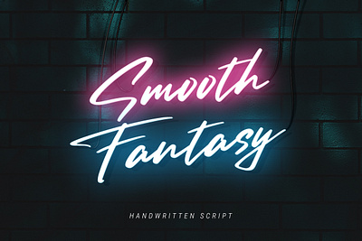 Smooth Fantasy Handwritten Font abstract alphabet calligraphy creative design element font handwritten illustration isolated letter lettering logo modern sign signature symbol typography vector vintage