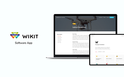 Wikit Software App - By Ideaware adobe xd color colors design figma figmadesign illustration interaction landing page sketch ui ui design uidesign uidesigner uiux ux webdesign