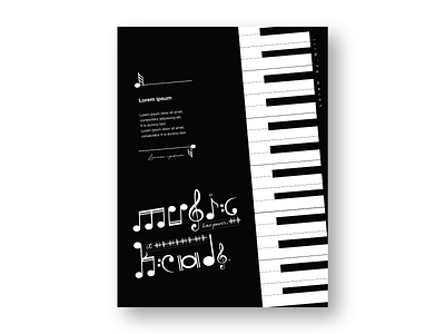 Black White Music Poster black and white graphic design inspiration inspirational quote life coach motivation motivational quotes poster poster design