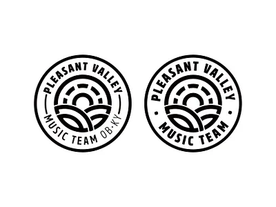 Pleasant Valley Music: Unchosen Concept badge design branding church branding church logo design graphic design identity kentucky logo logo design music logo owensboro owensboro ky