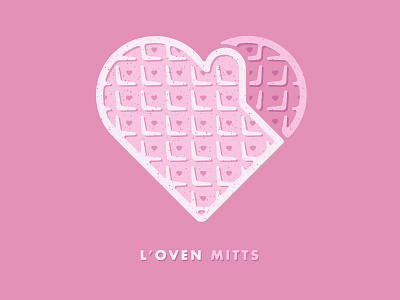 L'OVEN MITTS - Valentines Edition design halftone def illustraion illustration valentines day