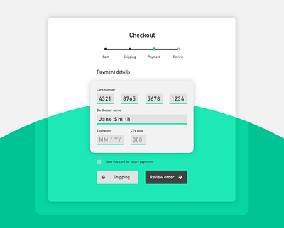 Credit Card Checkout cards checkout creditcard dailyui design ui