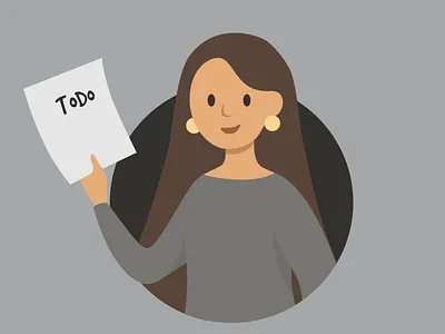 character for Microsoft ToDo characterdesign illustrator salic todo wunderlist
