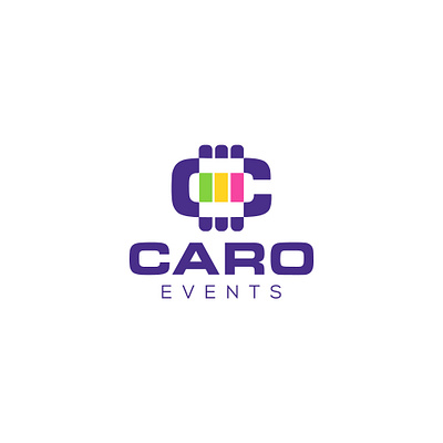 Caro Events Logo i adobe illustrator corporate identity design graphic design illustrator logo