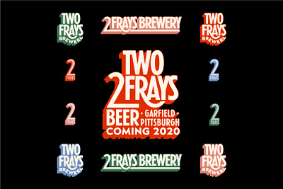 Two Frays Brewery logos