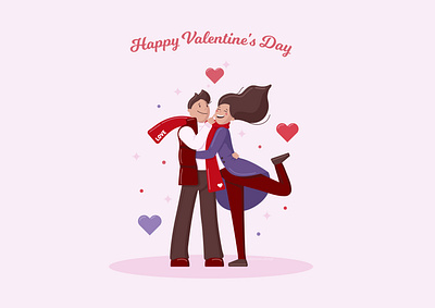 Happy Valentine's Day, Dribble! :) couple couples cuddles illustration love love is relationship vector