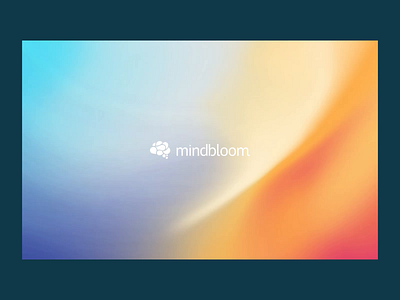 Mindbloom Landing Page Scroll digital gradient hompage landing ui ui design ux video web web design website