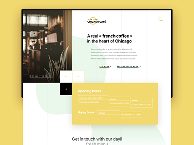 dailyUI - 003 - landing page coffee dayliui landing page ui ux webdesign