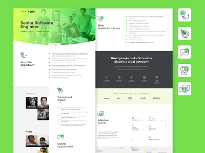 Schneider Opportunity Profile Page assets career clean grid icon job minimal profile ui user experience user friendly web design webpage website