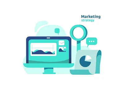Marketing strategy tools animation app branding design digital illustration flat flat illustration flatdesign icon illustration illustration design lettering logo typography ui ux vector web