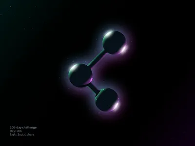 006 - Social share daily daily ui dailylogochallenge dailyui dailyuichallenge deep icon icon design icon set iconography icons illlustration illlustrator illustraion illustration illustration art illustrations illustrator neon space