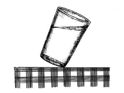 Variation dailychallenge dailydrawing dailynoundrawing drawing glass glassofwater illustration illustrator noun process table variation water