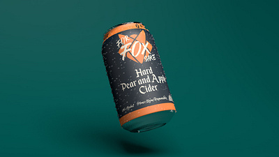 For Fox Sake Cider 3d branding cinema 4d cinema4d design digital digital media graphicdesign logo logodesign typography