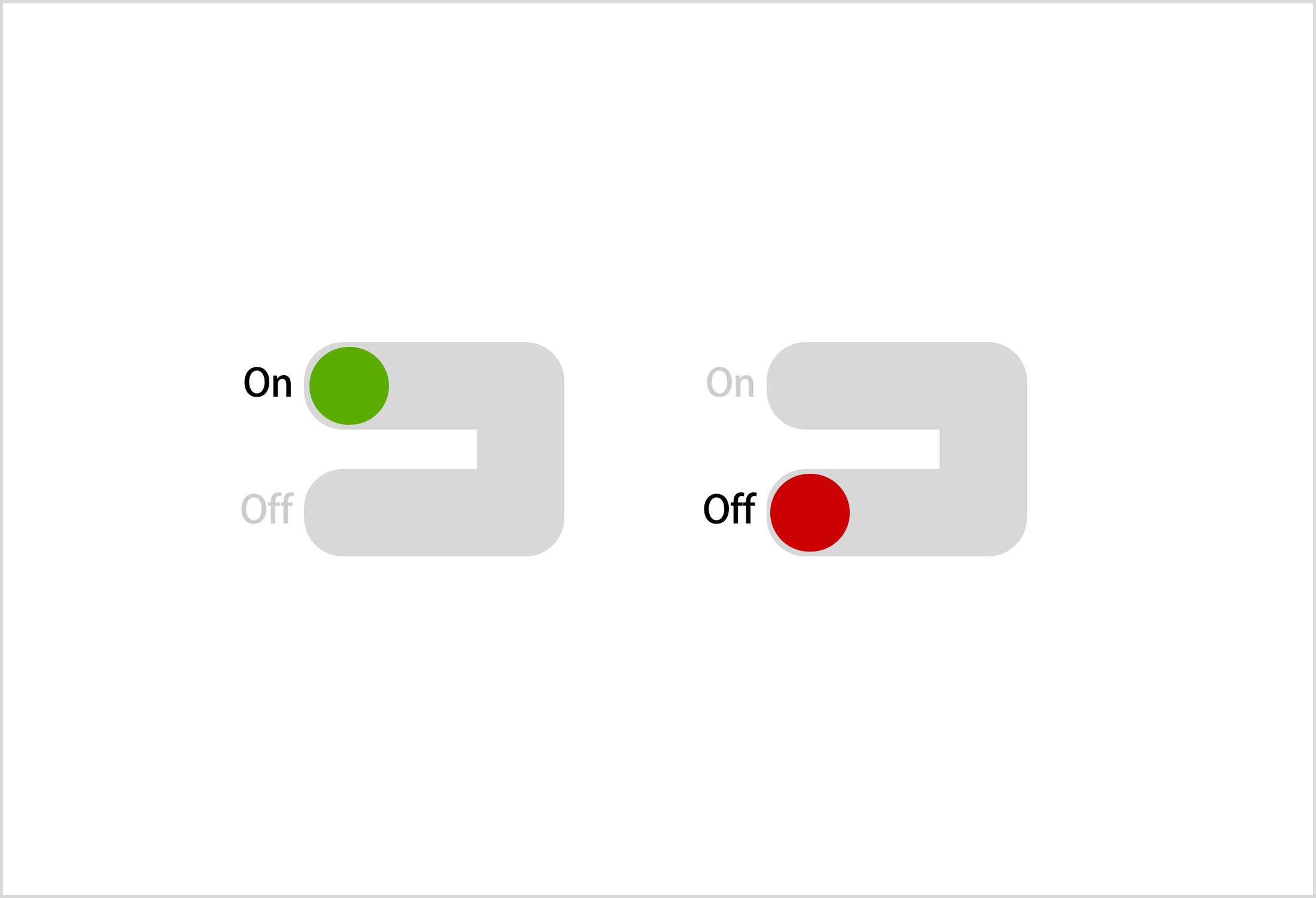On Off Switch daily 100 challenge dailyui on off switch ui