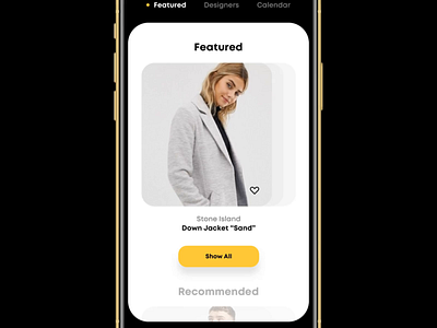 Designer Clothing Store (With Sound!) app clean clothes clothing ecommerce ecommerce app ecommerce design interface ios minimalistic mobile mobile app mobile app design mobile design mobile ui store app ui ux