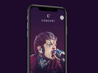 Concert android app apple concert figma interface ios iphone live microinteraction motion music player service show streaming ui user ux