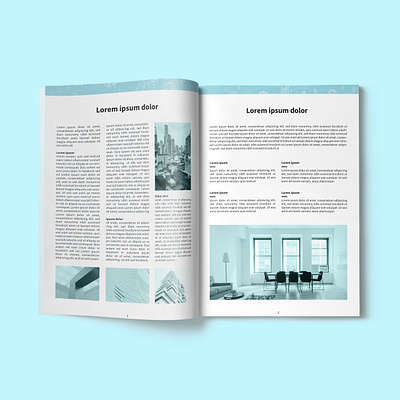Magazine Design Blue brochure brochure design catalog creative creativity design designer graphic design magazine magazine design minimal modern typography