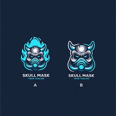 skull logo design brand branding character design designs esport esports illustration logo masculine skull vector