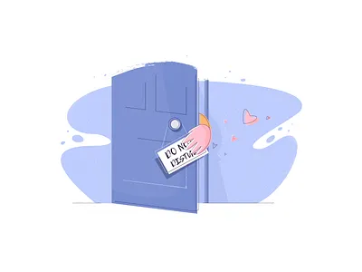 Happy Valentine's Day cute flat funny heart illustration valentines day