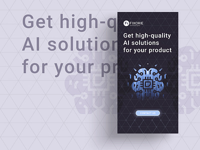 Artificial Intelligence banner ai artificial intelligence banner banner ads banner design blending branding buisness button dark finance fintech grid illustrator photoshop technology typogaphy web