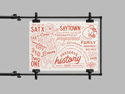 3// Window Decal | SayTown Tacos branding restaurant sanantonio signage tacos texas