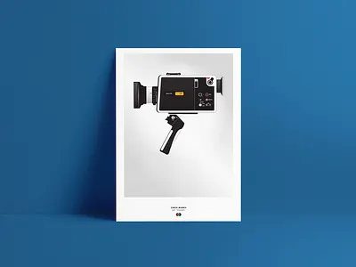 Camera, as used by me :) - but this ones a print of it.. brand camera design film graphic illustration print shop