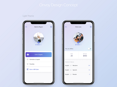 Mobile App Design for Onvoy app design mobile app mobile design mobile ui react native ui ux