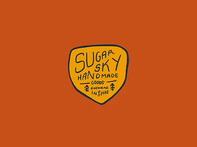 SugarSky Badge adventure apparel design badge outdoor patch retro