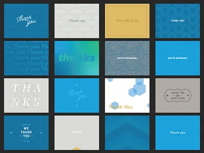 Thank You Cards 2020 cards pattern stationery vector
