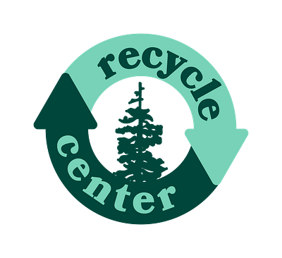 Branding: Recycle Center adobe branding branding design design graphicdesign icon illustration illustrator logo nature oregon recycle tree typography vector wacom wacom tablet