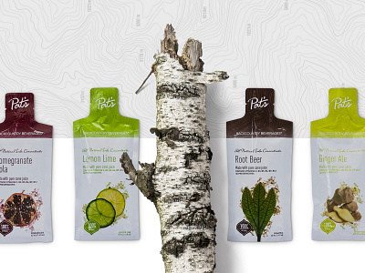 Pat s Backcountry Beverages - Soda Packets all natural beverage design beverage packaging brand integration concentrate soda design soda packaging