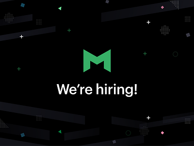 We're hiring!