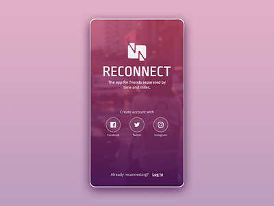 App Sign Up app dailyui mobile sign up social app ui