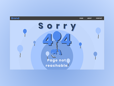 Error screen adobe xd dailyui design flat illustration minimal web