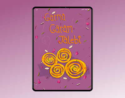 Garma Garam Jalebi artist artwork digital art digital illustration food food illustration foodart foodie graphic design graphicdesigner illustration illustration art indian ipad ipadpro procreate sweets